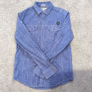 Men original penguin long sleeve button up